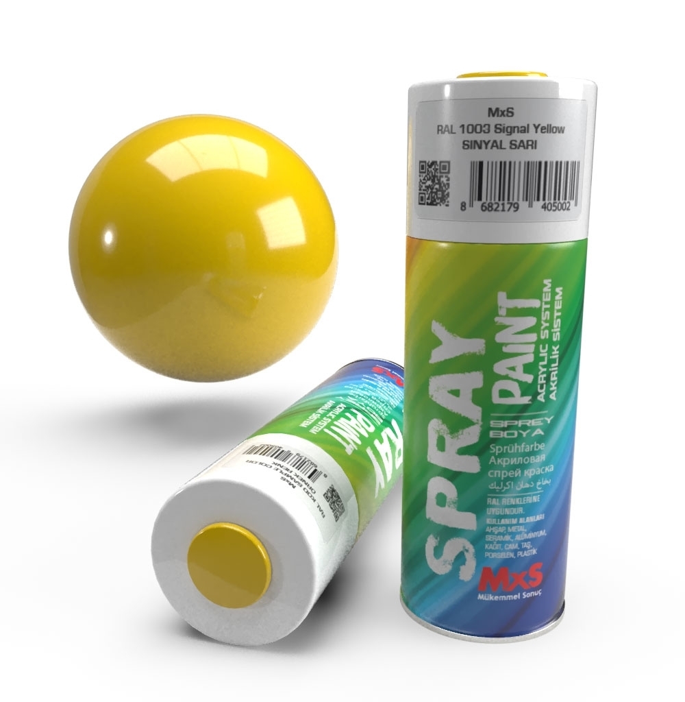 MxS - RAL 1003 - Signal Yellow - Spray Paint