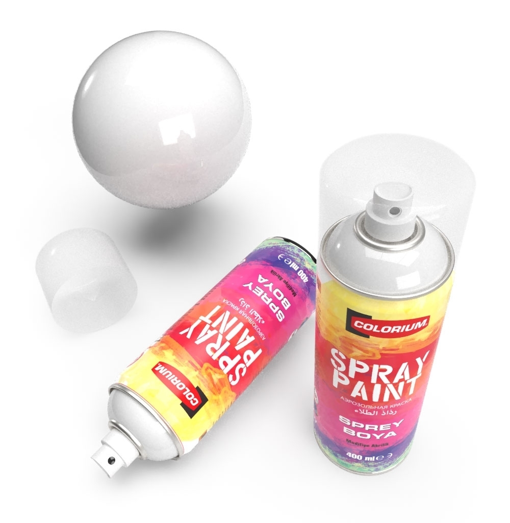 Colorium - RAL 9003 - Signal White - Spray Paint