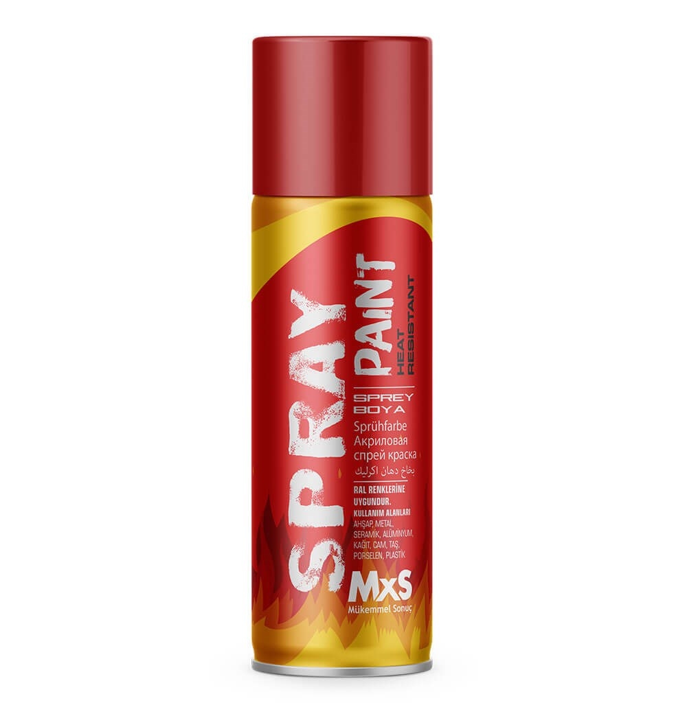 MxS Heat Resistant Spray Paint - RED