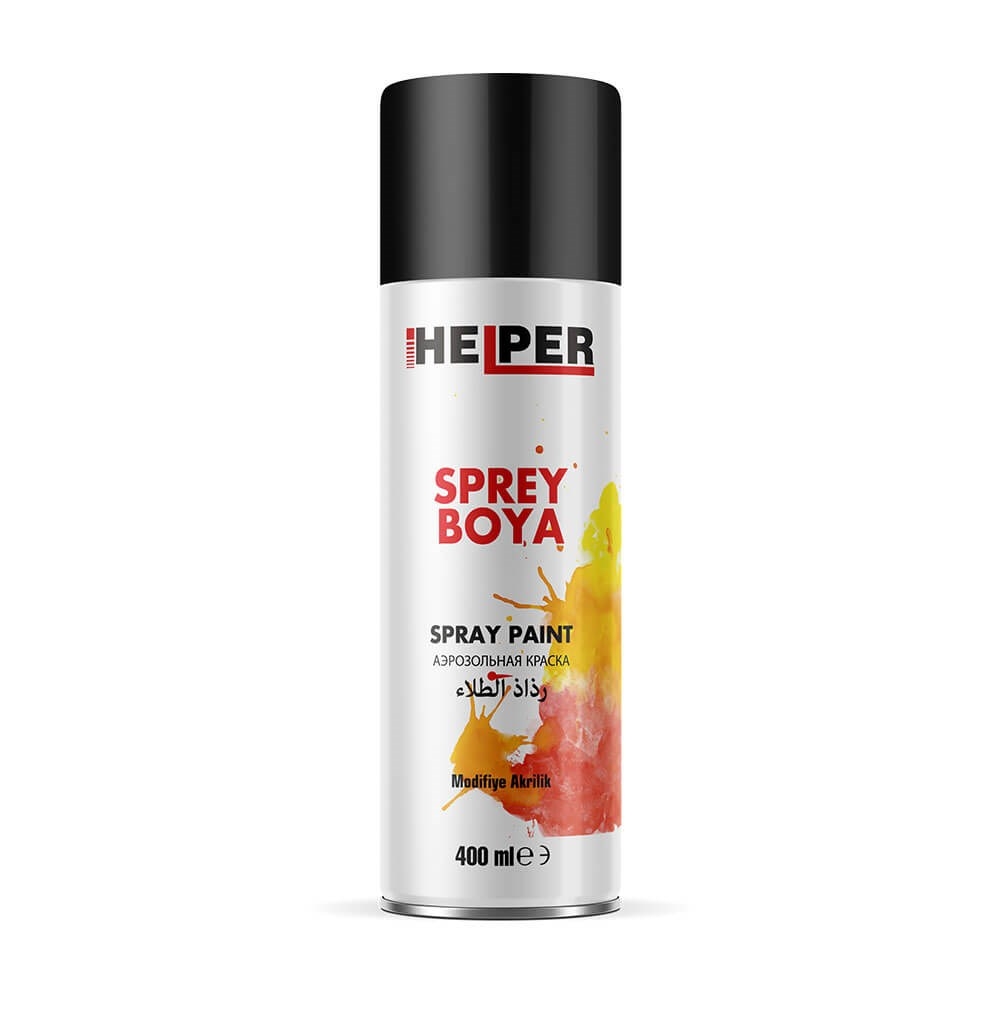 HELPER - RAL 9005 - Jet Black - Spray Paint