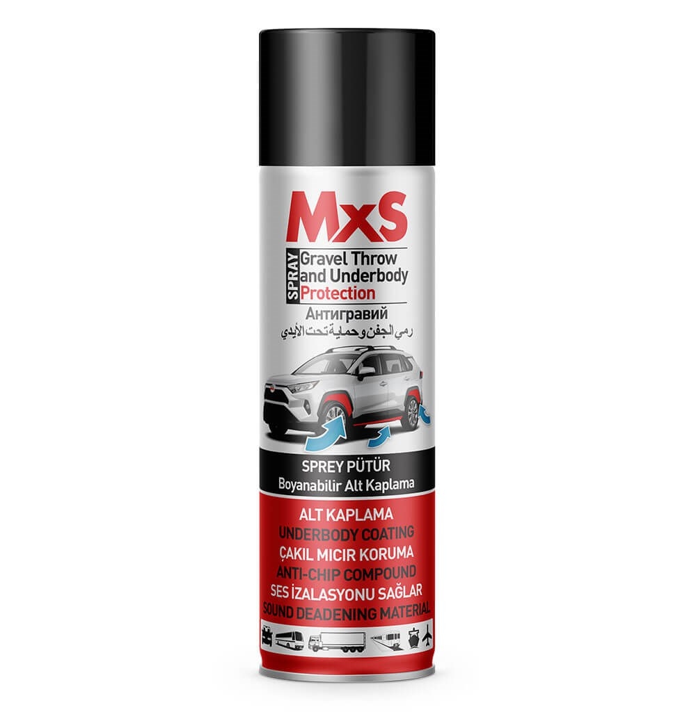 MxS Gravel Throw And Underbody Protection Spray - Black