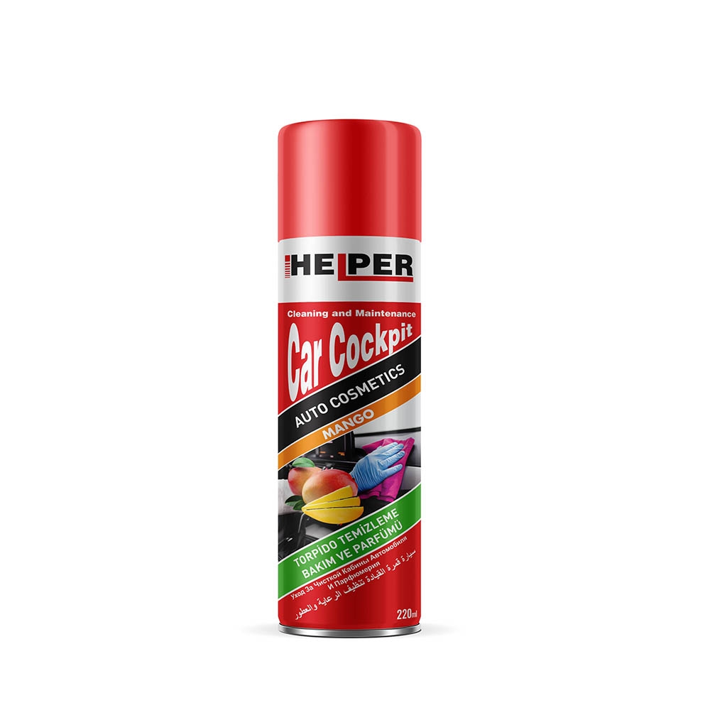 Helper Car Cockpit Cleaning and Maintenance Spray - Mango Perfumed / 220 ml