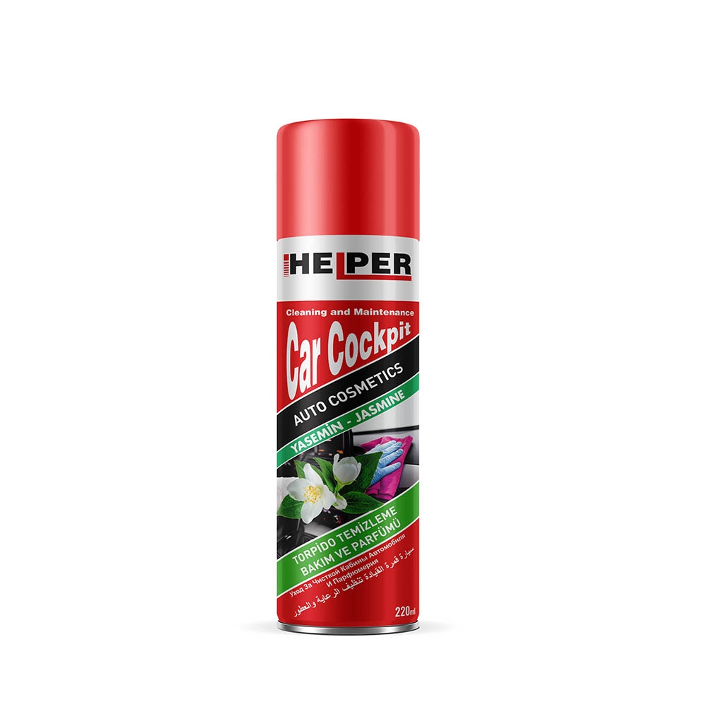 Helper Car Cockpit Cleaning and Maintenance Spray - Jasmine Perfumed / 220 ml