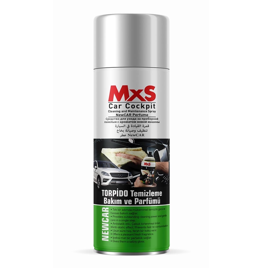 MxS Torpido Temizleme Bakım ve Parfümü NEWCAR Parfümlü 220ml