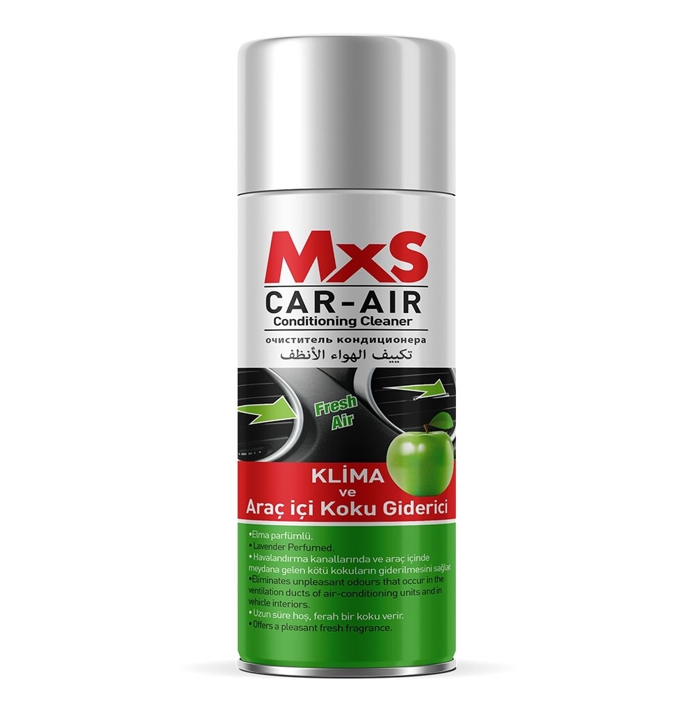 MxS Araç İçi ve Klima Koku Giderici ELMA Parfümlü 200ml