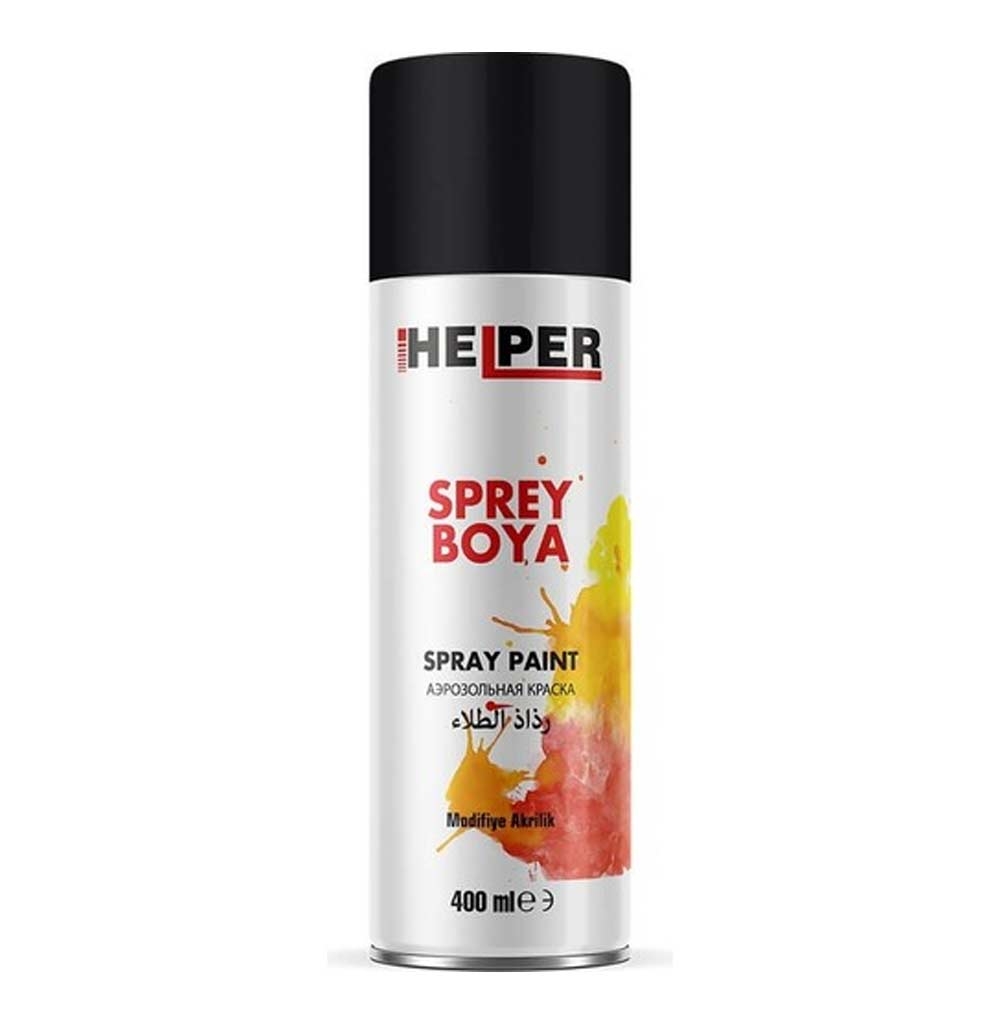 HELPER - RAL 9005-M - Mat Siyah - Sprey Boya 400ml