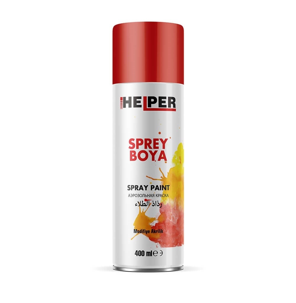 HELPER RAL 3020 Trafik Kırmızı Sprey Boya 400ml