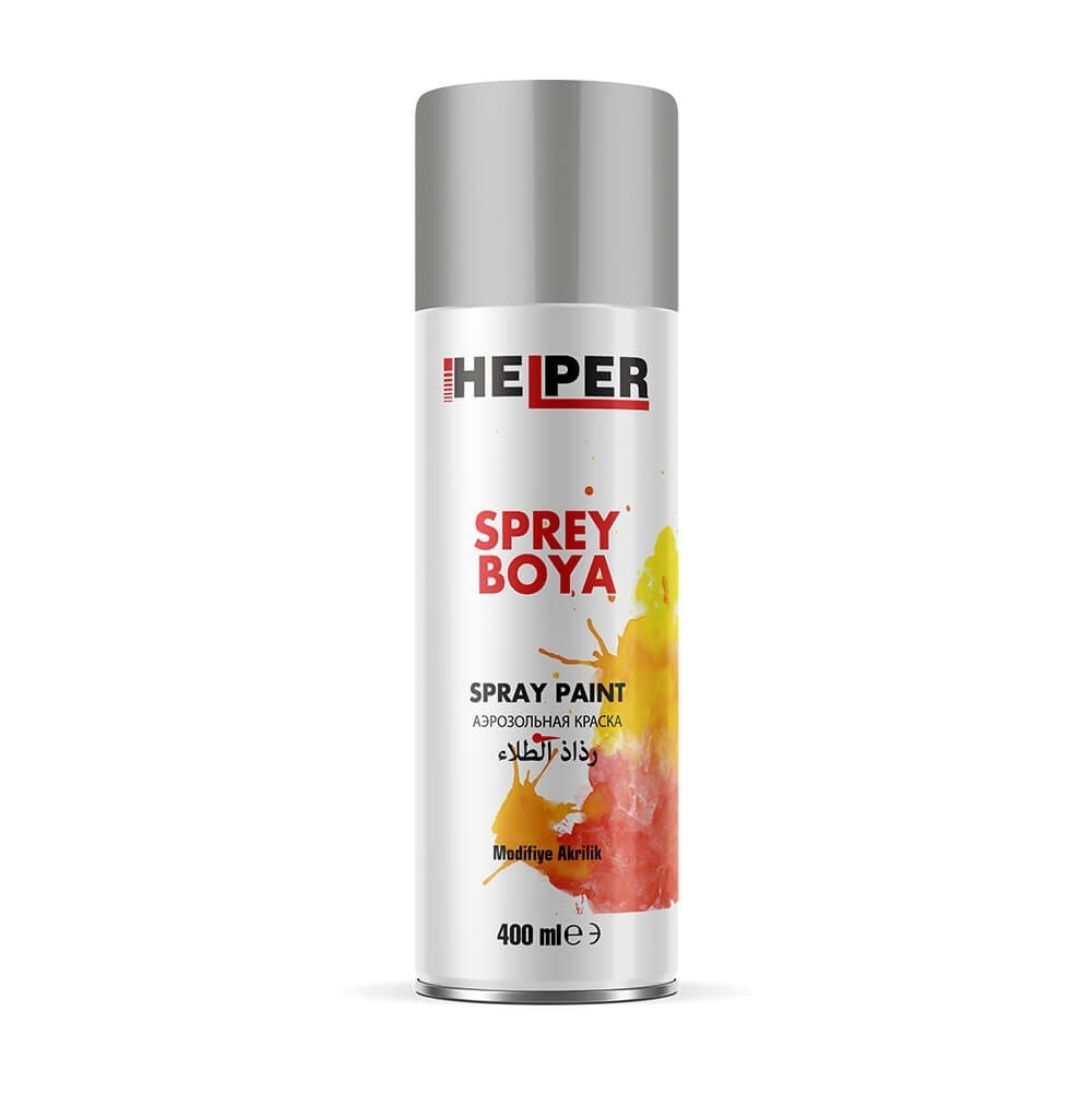 HELPER Sprey Boya RAL 9006 Gümüş  400ml