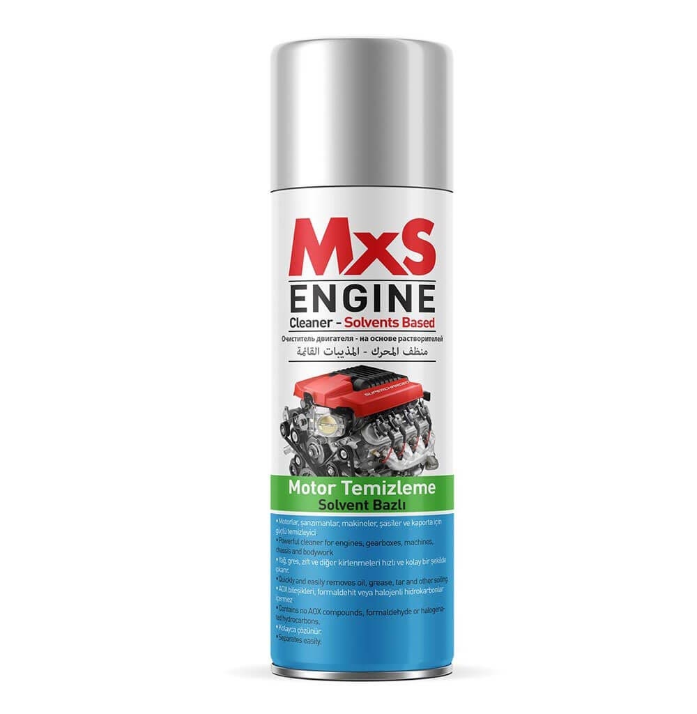 MxS Motor Temizleme Sprey Solvent Bazlı 500ml