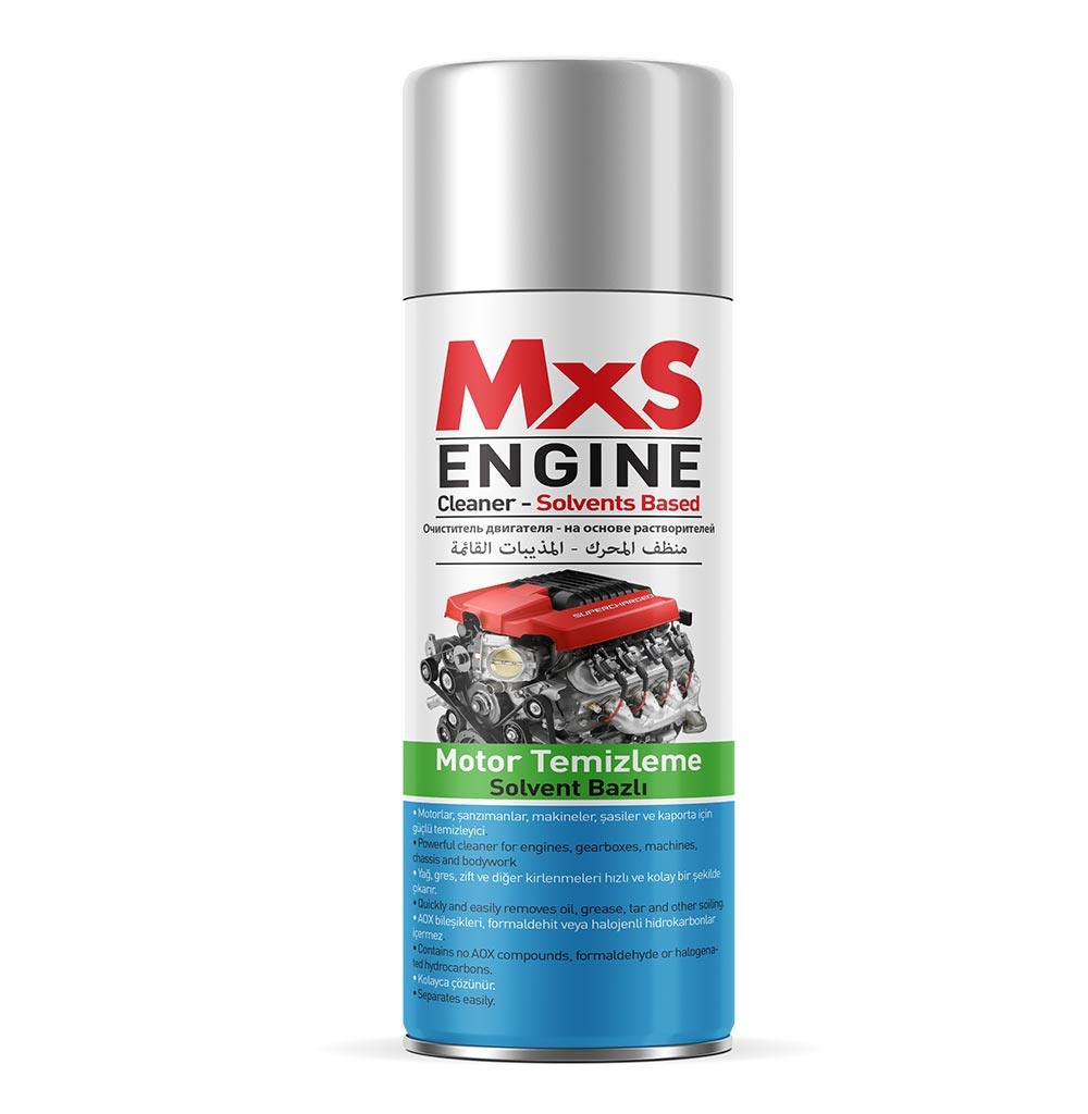 MxS Очиститель двигателя - на основе растворителей