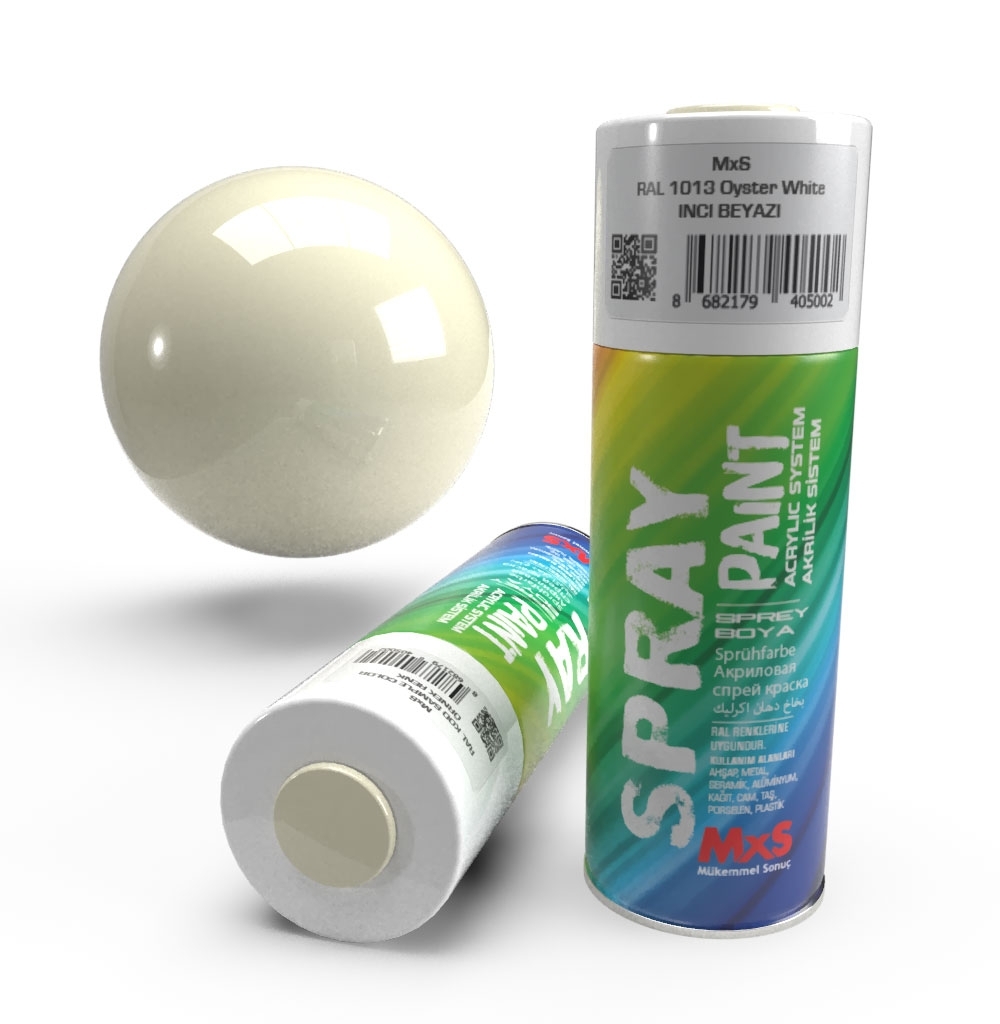 MxS - RAL 1013 - Oyster White - Spray Paint