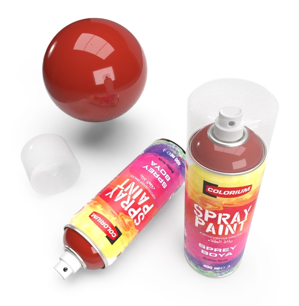 Colorium - RAL 3000 - Flame Red - Spray Paint