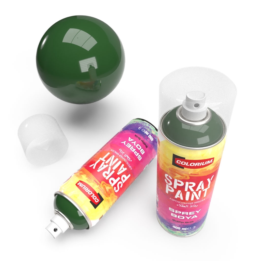 Colorium - RAL 6002 - Leaf Green - Spray Paint