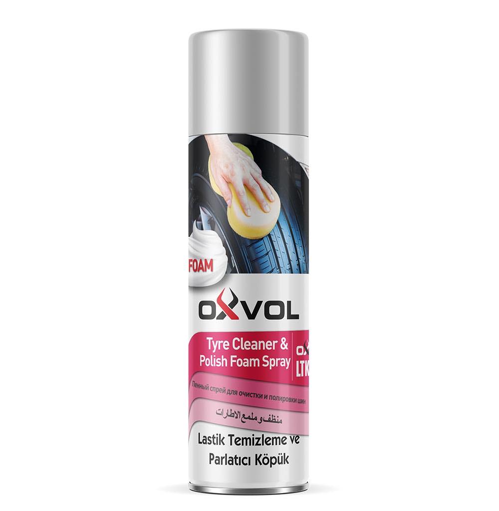 OXVOL Tyre Cleaner & Polish Foam Spray