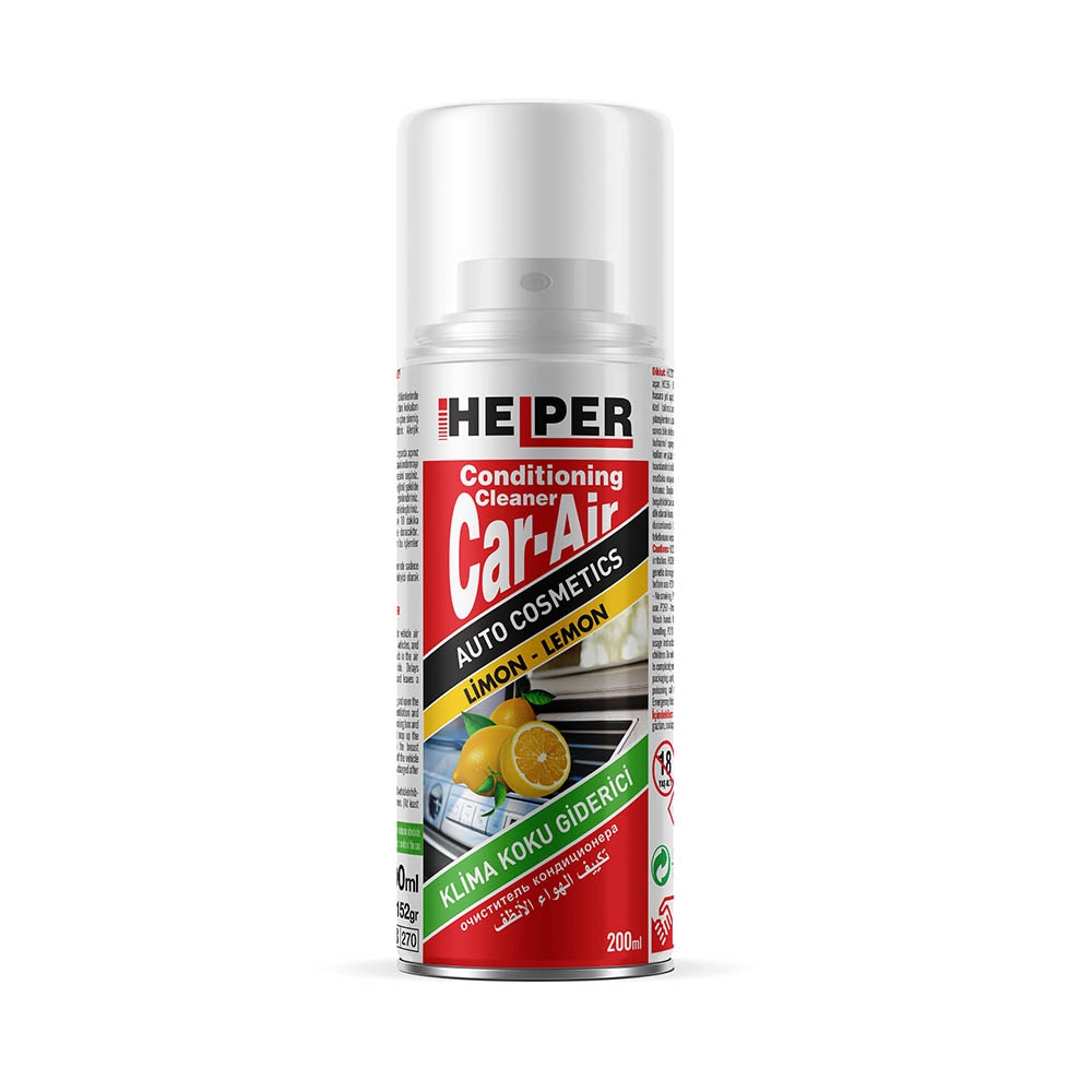 Helper Car Air Conditioning Cleaner Deodorizer - Lemon / 200 ml