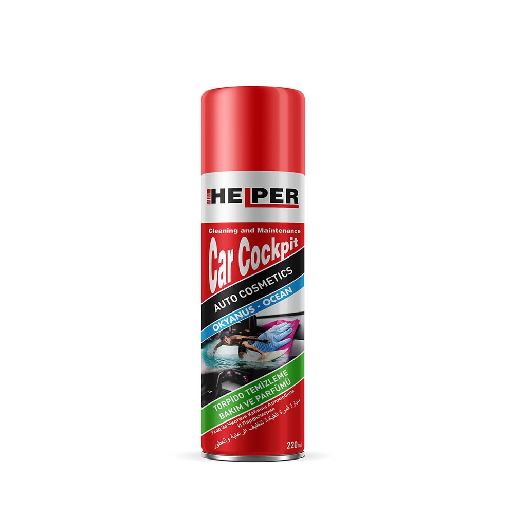Helper Car Cockpit Cleaning and Maintenance Spray - Ocean Perfumed / 220 ml