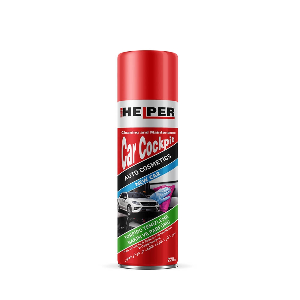 Helper Car Cockpit Cleaning and Maintenance Spray - New Car Perfumed / 220 ml
