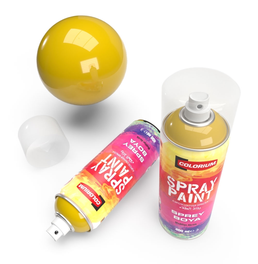 Colorium - RAL 1003 - Signal Yellow - Spray Paint